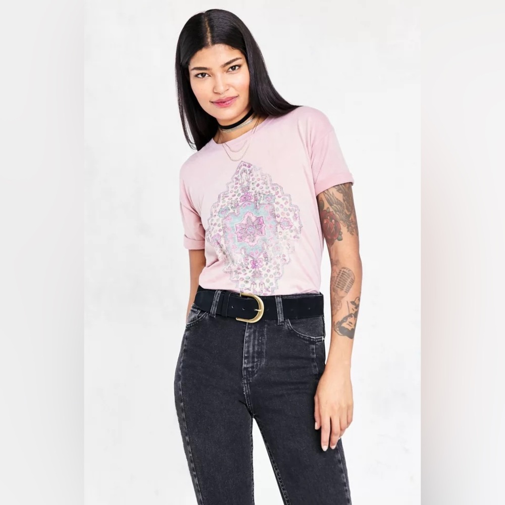 Urban Outfitters Truly Madly Deeply Tapestry Tee Shirt